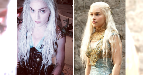 Madonna czci żydowskie święto jako Khaleesi
