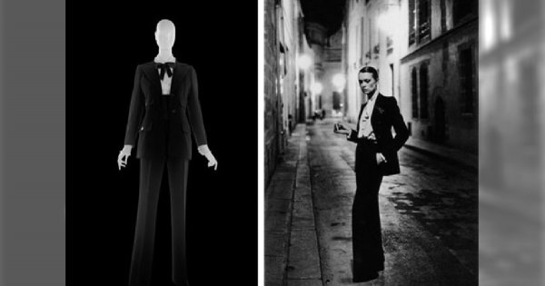 "Le smoking" - damskie oblicze garnituru