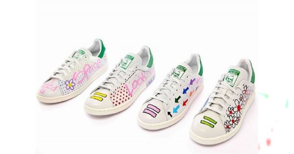 Pharrell Williams pomalował Adidasy