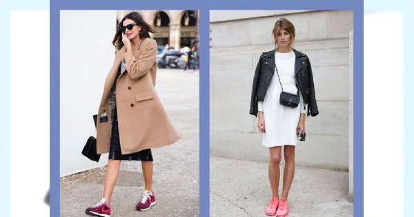 Kontrowersyjne trendy: sportowe buty do eleganckiej góry