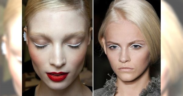 Make-up trend: makijaż oczu z białą kreską