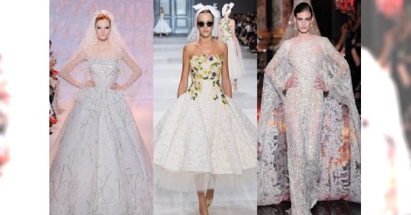 Suknia ślubna jak marzenie - projekty haute couture na jesień 2014