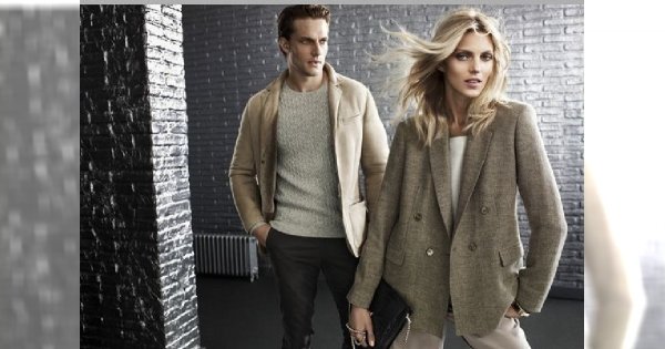 Anja Rubik w kampanii Massimo Dutti