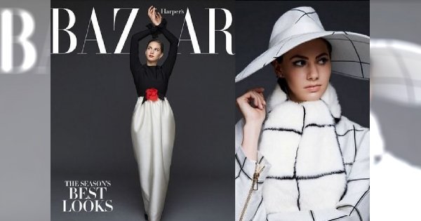 Wnuczka Audrey Hepburn na okładce Harper`s Bazaar