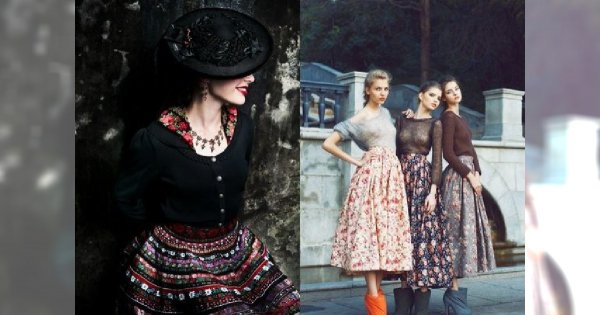 Moda z korzeniami w tle - folkowe spódnice