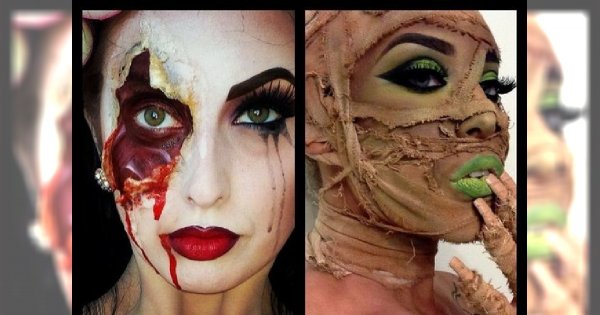 Przerażające makijaże idealne na Halloween