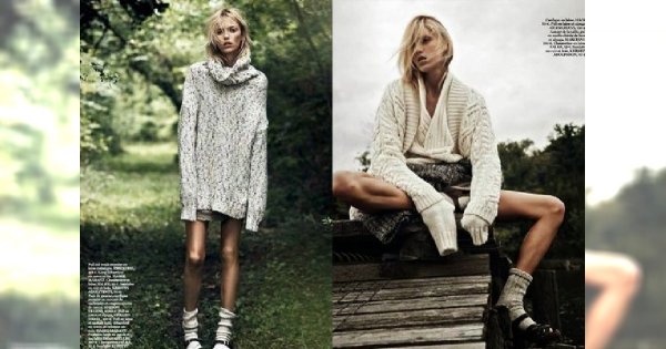 High fashion czy promowanie anoreksji, czyli spór o sesję z Anją Rubik