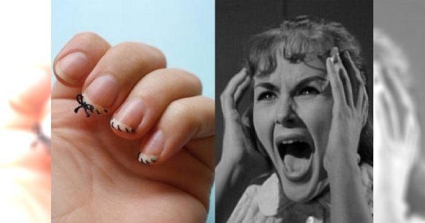 "Wyszywany manicure": blogerka przedziurawiła swoje paznokcie!