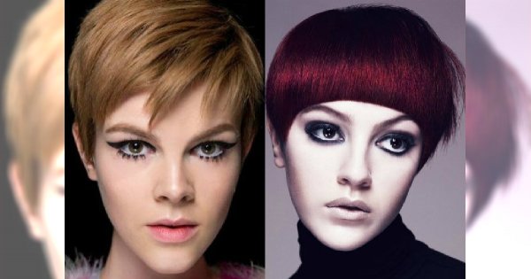 Krótkie fryzury pixie w stylu retro