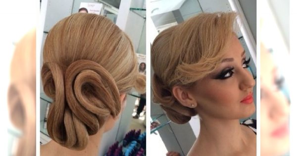 Boże Narodzenie 2014 - modne upięcia włosów dla blondynek