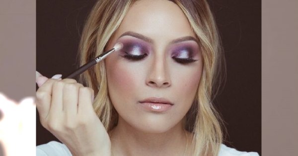 Hipnotyzujący make-up na świąteczną imprezę w klubie