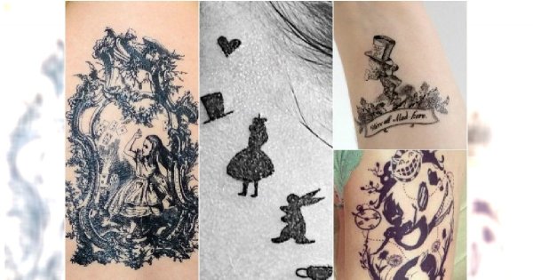 Oryginalne Tatuaże Inspirowane Alicją W Krainie Czarów