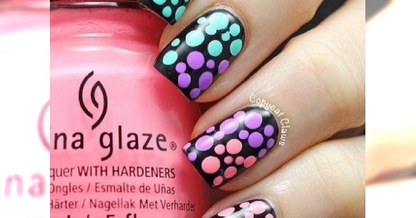 Grochy i groszki, czyli subtelny manicure!