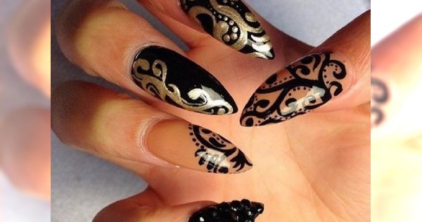 Barokowy manicure - 10 najlepszych wzorków