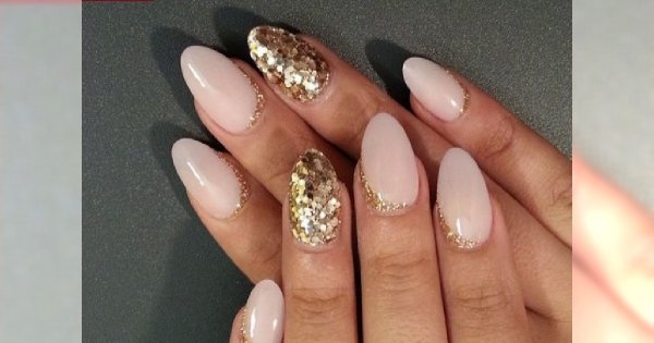 Elegancki manicure z brokatowym akcentem - rozświetlamy nadchodzącą wiosnę!