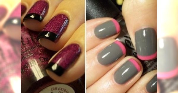 French manicure - postawcie na jego śliczną, kolorową wersję