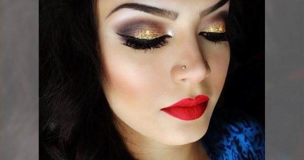 Walentynkowy make-up 2015- urzeknij go błyskiem... na Twoim oku!