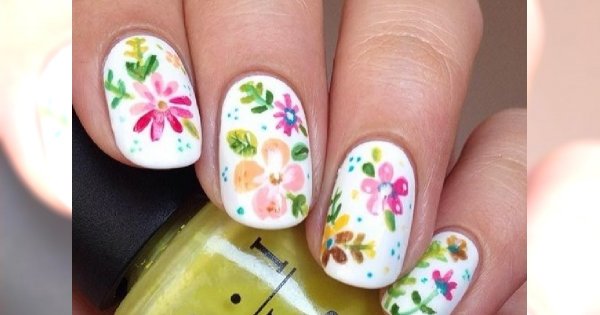 10 propozycji kwiatowego manicure na weekend