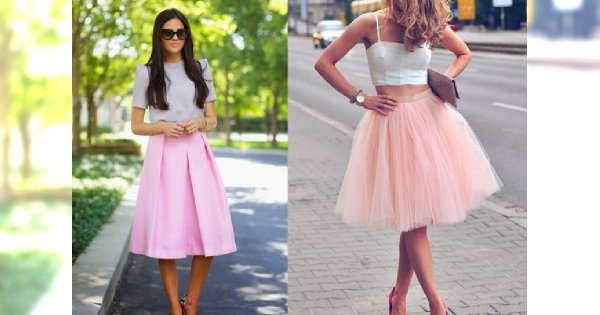 Dziewczęcy must have sezonu - różowa spódnica. 15 HOT stylizacji na wiosnę/lato 2015!
