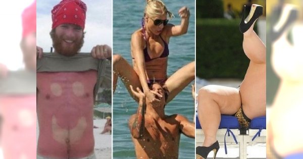 Największe plażowe wpadki! Ktoś zapamięta ten urlop na długo...