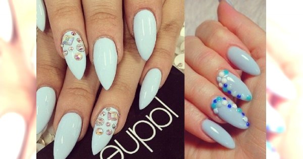 Baby blue nails - pudrowy błękit w sam raz na lato!