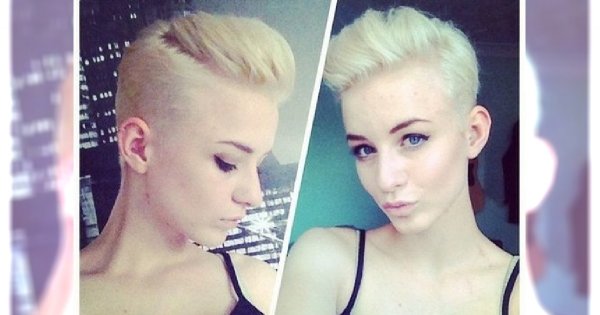 Krótkie blond fryzury dla odważnych kobiet [HOT]