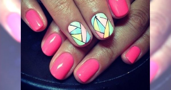 Dziewczęcy manicure - galeria trendów