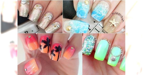 Plażowy manicure - super wzorki na paznokcie z morskimi motywami
