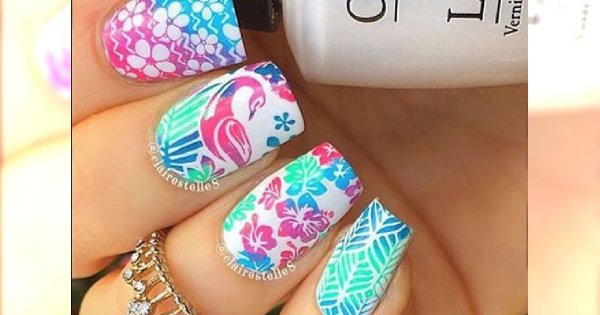 20 wakacyjnych, ciepłych propozycji manicure [GALERIA]