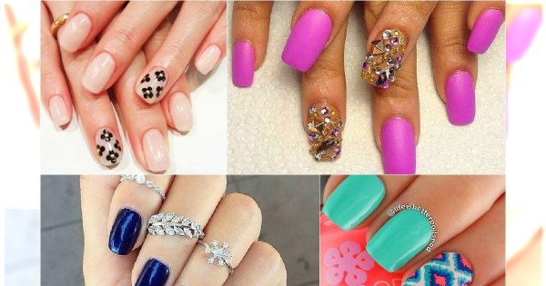 Manicure z akcentem na serdecznym palcu - Prosty sposób na efektowne paznokcie