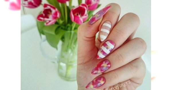 Wzorki manicure dla dziewczęcego wyglądu Twoich dłoni [GALERIA]