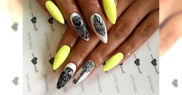 Cytrynowy, słoneczny manicure - HOT TREND 2015