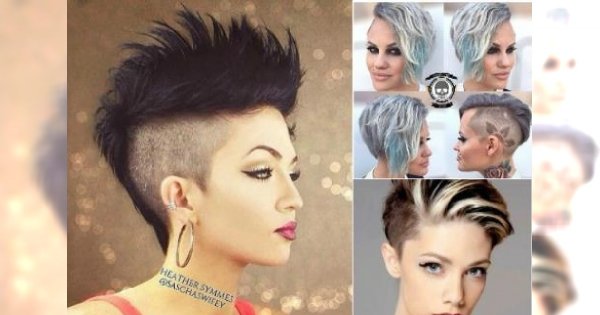 Krótkie fryzury undercut - ekstremalnie wygolone, ale pełne kobiecości