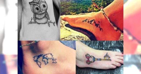 15 stylowych tatuaży na stopę - galeria inspiracji