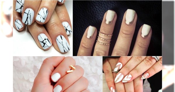 Wyjątkowe manicure w odcieniach bieli - 20 Czarujących i niebanalnych wzorów, które pokochasz!