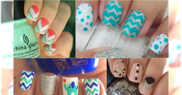 Manicure z wzorem Chevron - Wybieramy najbardziej urocze design na lato!