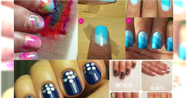 Manicure, które wykonasz w 10 minut - Śliczne propozcyje prostych wzorów dla początkujących