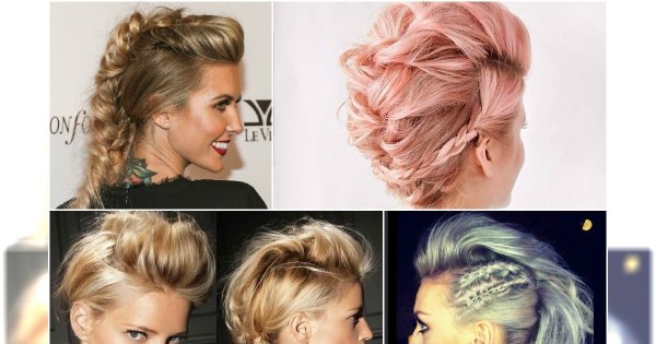 Zadziorne fryzury z sztucznym irokezem - 21 Stylowych propozycji