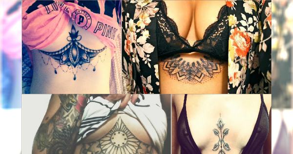Under Chest tattoos - Zapierające dech w piersiach tatuaże pod biustem. Zobacz najseksowniejsze i najbardziej zmysłowe tatuaże w sieci!