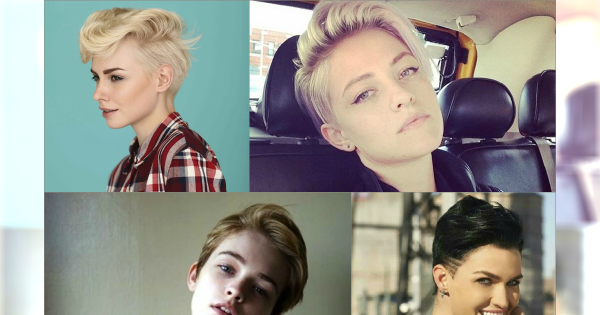 Tomboy Chic - Krótkie zaczesane fryzury dla wielbicielek zadziornego stylu!