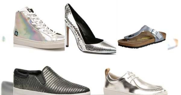 Metaliczne buty na sezon jesień/zima 2015. Dodaj połysku swoim stylizacjom!