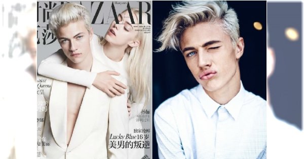 Lukcy Blue Smith - Poznajcie nieziemsko przystojną wschodzącą gwiazdę modelingu!