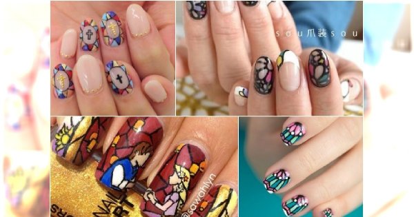 Ponad 20 zapierających w piersiach witrażowych manicure - Ozdób swoje paznokcia w najbardziej wyrafinowany sposób!