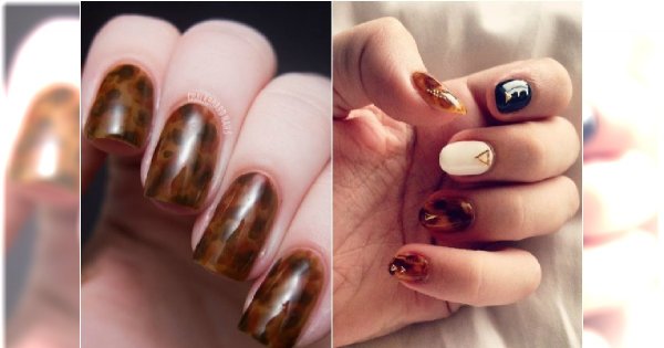 Najmodniejszy wzór na paznokcie - Tortois Shell Manicure. 20 Niesamowitych inspiracji