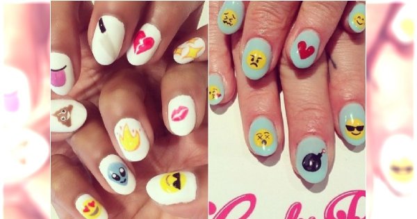 Manicure z emotikonami - Zabawne wzorki, które sprawią że będziesz na czasie!