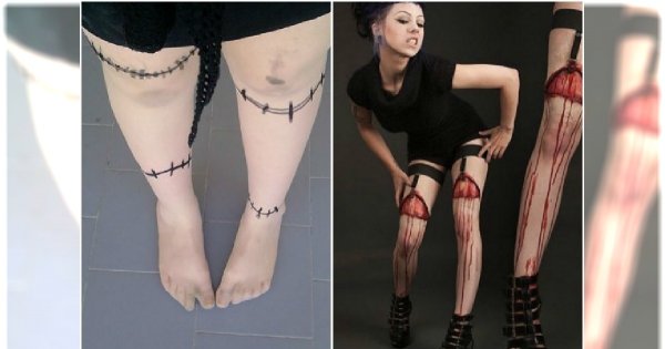 Najstraszniejsze rajstopy, które idealnie dopełnią Wasze Halloween'owe przebranie!