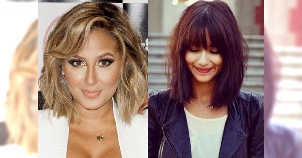 Fryzjerski trend 2015 - półdługie cięcie włosów z grzywką