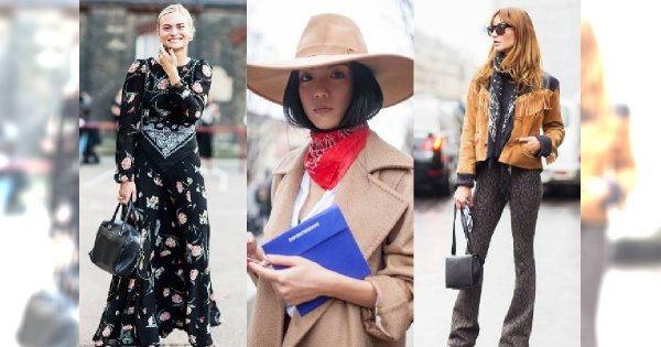 Bandana hitem sezonu jesień/zima 2015! Zobacz, jak noszą ją największe gwiazdy Street Style