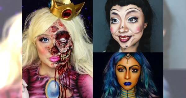 Niesamowite makijaże na Halloween, które wzbudzą skrajne emocje! TOP 17 propozycji na Halloween 2015!