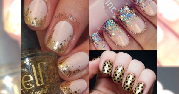 Brokatowe manicure, które rozbłysną ponury dzień! 26 olśniewających inspiracji!